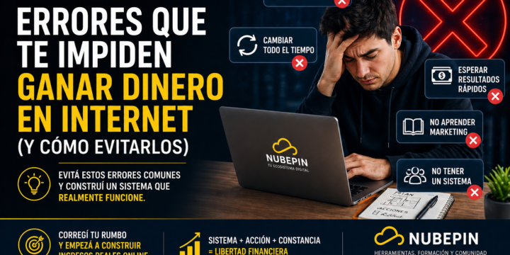 Errores que te impiden ganar dinero en internet (y cómo evitarlos)